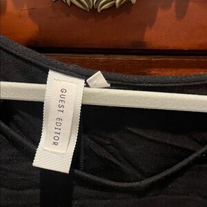 Stylish Black Ruffle Sleeve Blouse